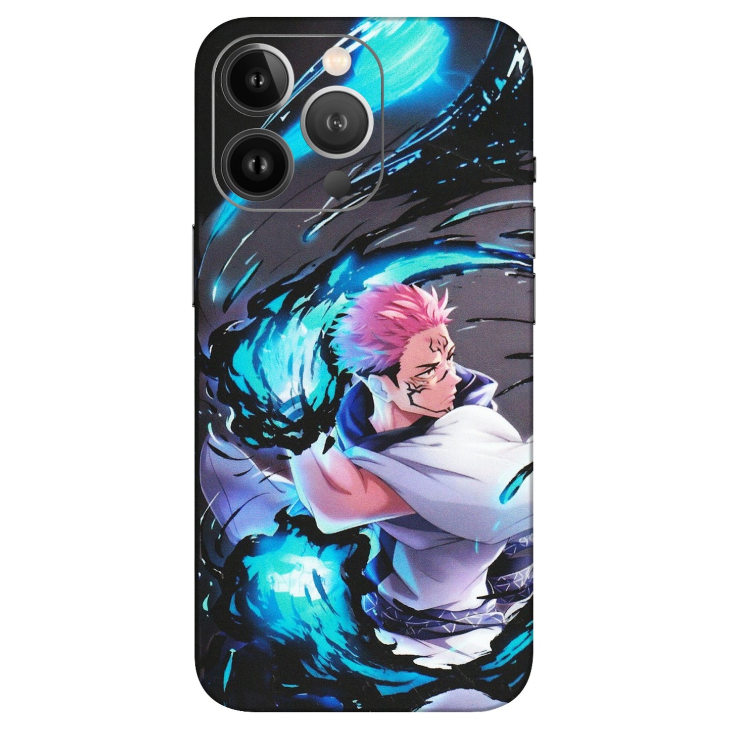 Apple iPhone Skins (All Models) - New Jujutsu Kaisen Grey Blue Anime - Matte Finish (M-127) iPhone 13 Pro Max