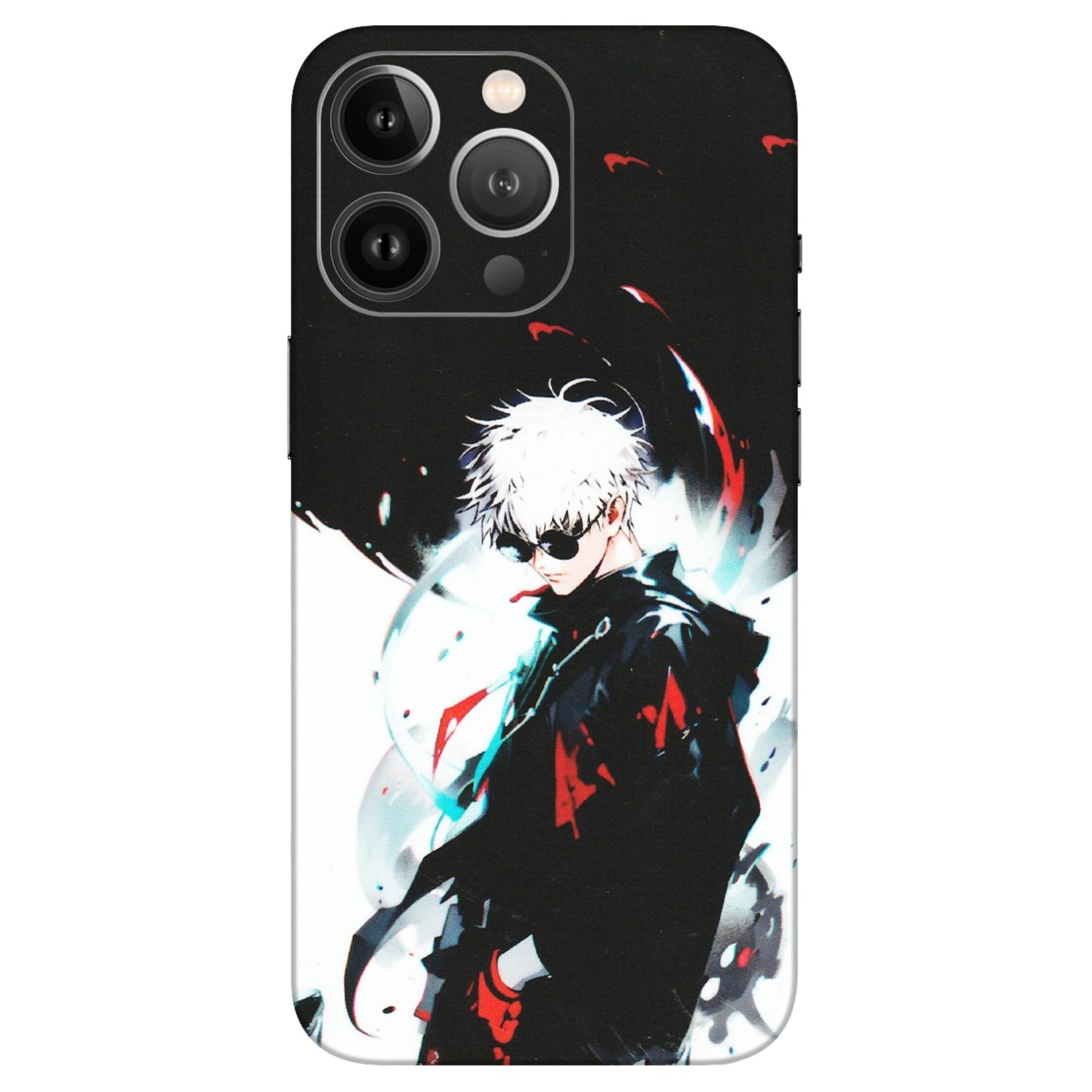 Apple iPhone Skins (All Models) - Gojo Powerful Charater Kaisen Anime - Matte Finish (M-144) iPhone 13 Pro Max