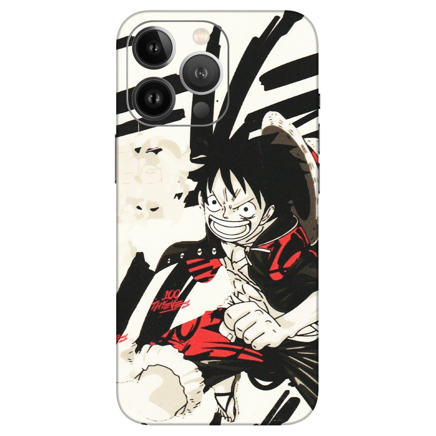 Apple iPhone Skins (All Models) - Monkey D.Luffy Manga Anime - Matte Finish (M-145) iPhone 13 Pro Max