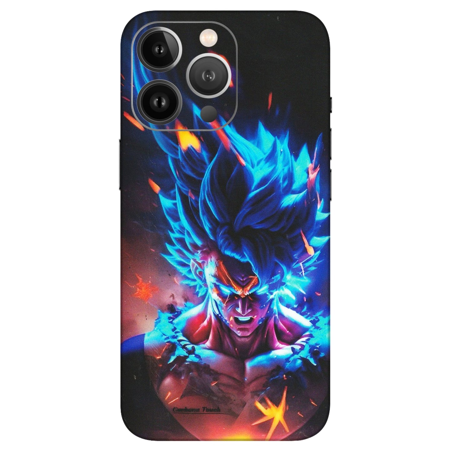 Apple iPhone Skins (All Models) - Angry Goku Dragon Ball Anime - Matte Finish (M-150) iPhone 13 Pro Max