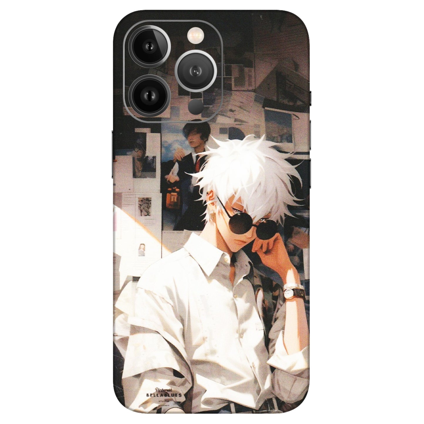 Apple iPhone Skins (All Models) - Gojo Satoru Jujustu Kaisen Anime - Matte Finish (M-156) iPhone 13 Pro Max