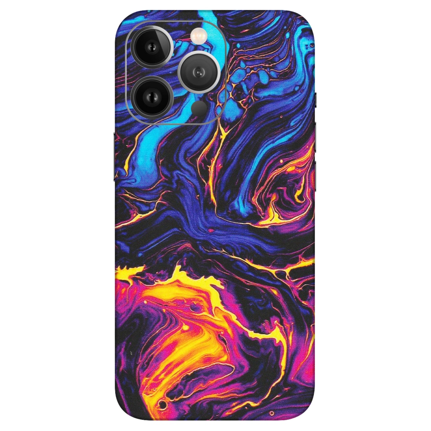 Apple iPhone Skins (All Models) - Abstract Paint Classy - Matte Finish (M-15) iPhone 13 Pro Max