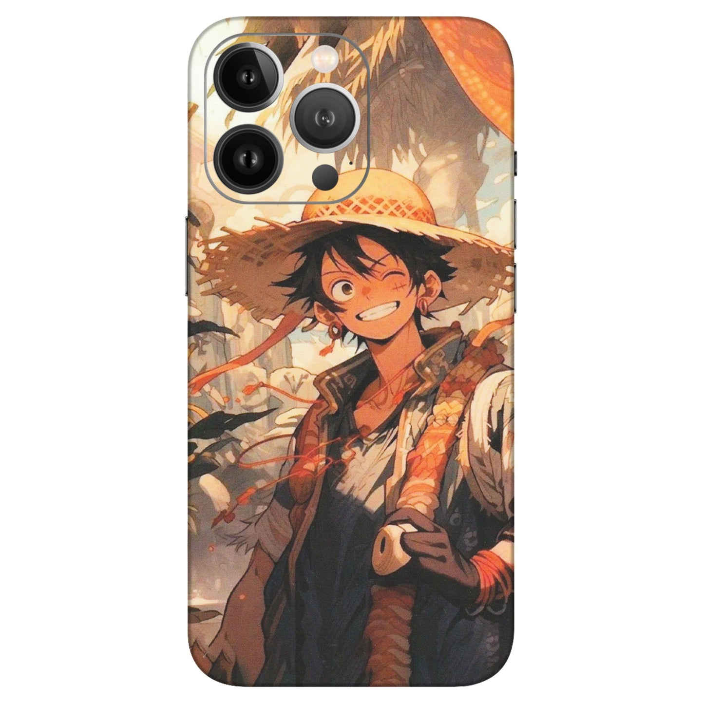 Apple iPhone Skins (All Models) - Anime Character Smile - Matte Finish (M-33) iPhone 13 Pro Max