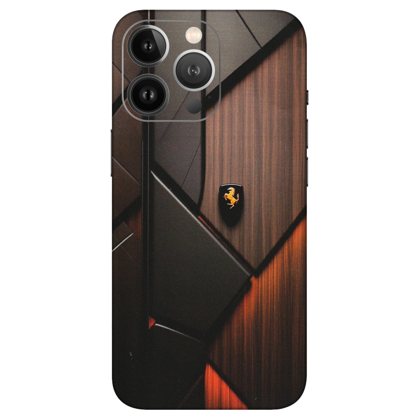 Apple iPhone Skins (All Models) - Lambo Beauty Wood Pattern Sober - Matte Finish (M-51) iPhone 13 Pro Max