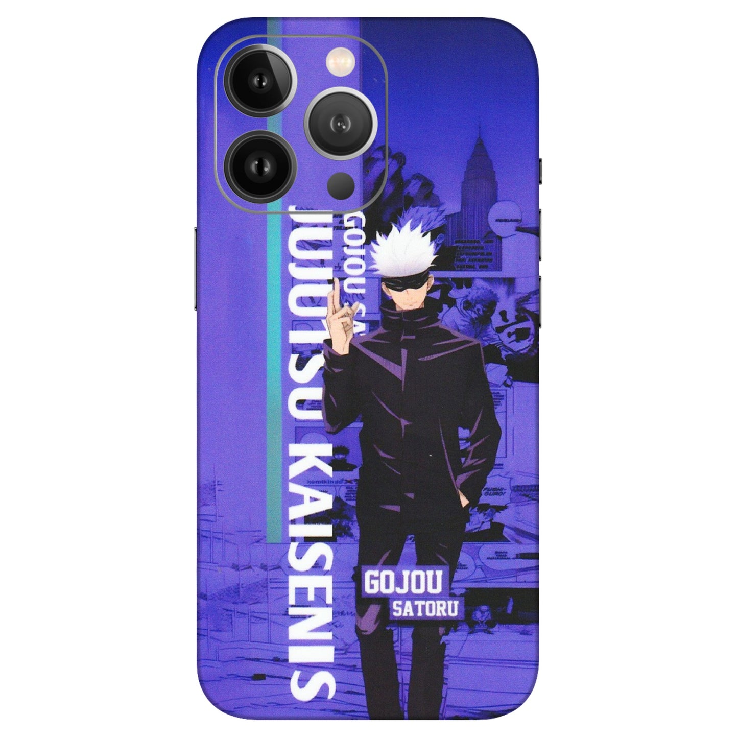 Apple iPhone Skins (All Models) - Jujutsu Kaisen Gojo - Matte Finish (M-05) iPhone 13 Pro Max