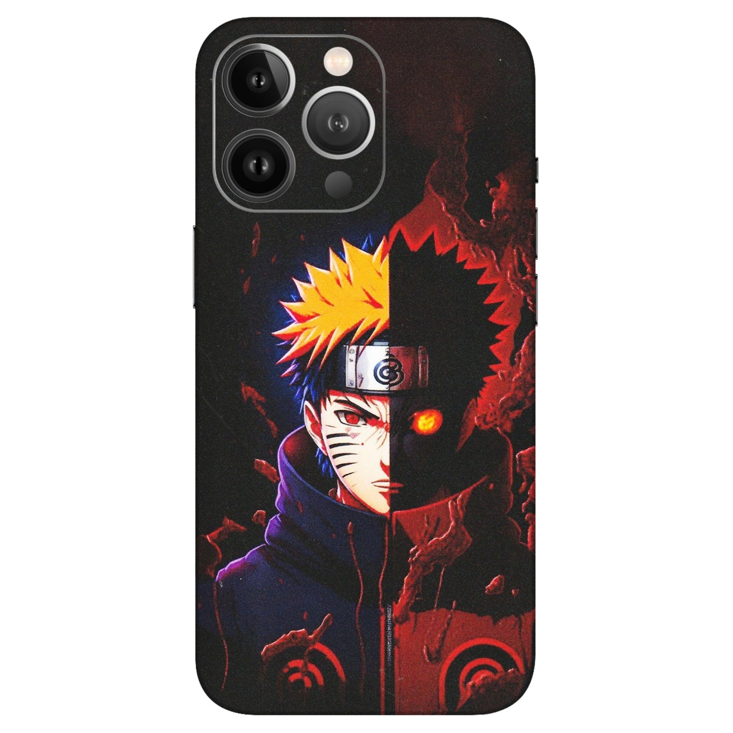 Apple iPhone Skins (All Models) - Naruto X Evil - Matte Finish (M-70) iPhone 13 Pro Max