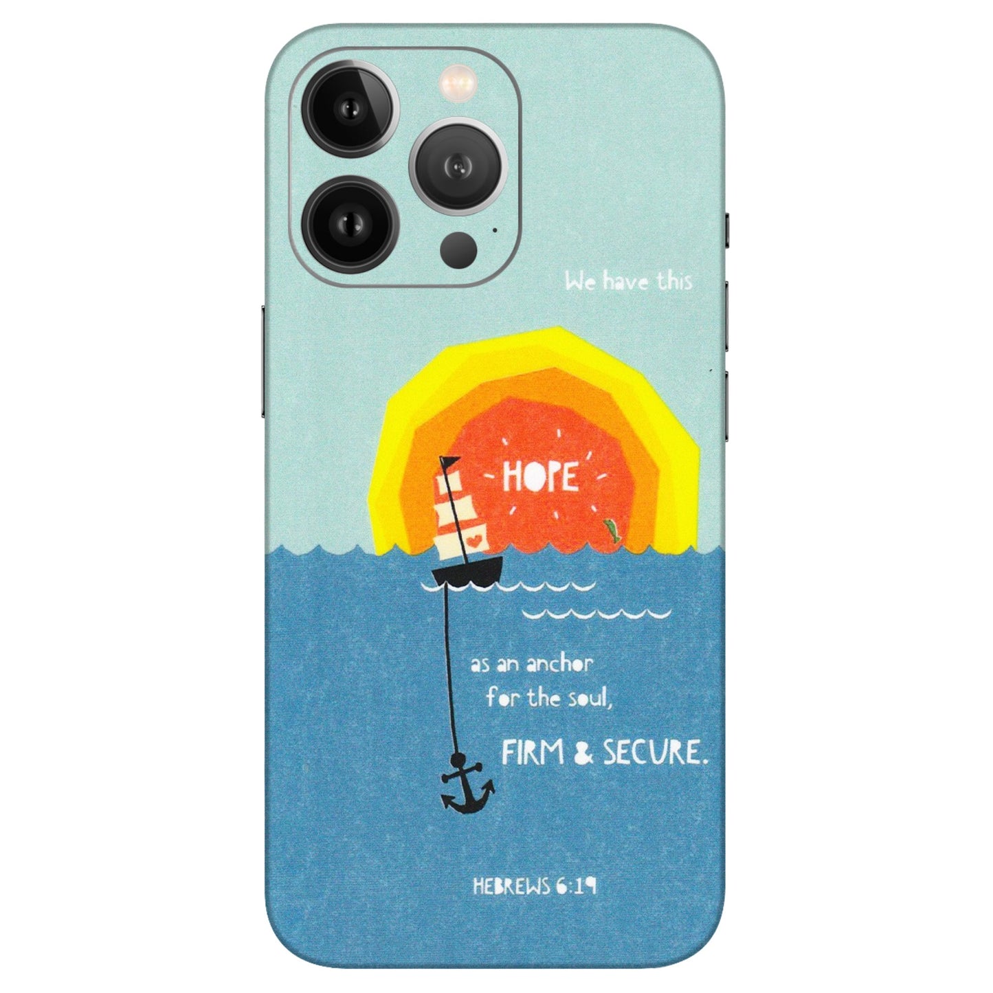 Apple iPhone Skins (All Models) - A Beautiful Sunset of Hope - Matte Finish (M-75) iPhone 13 Pro Max