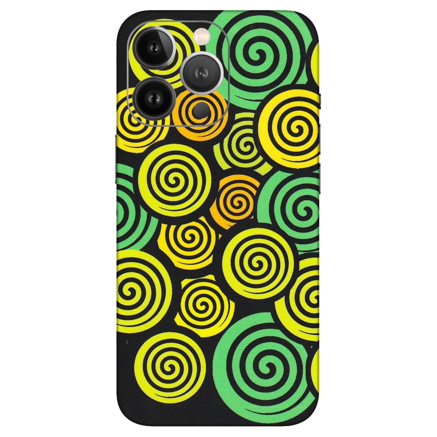 Apple iPhone Skins (All Models) - Crazy Spiral - Matte Finish (M-91) iPhone 13 Pro Max