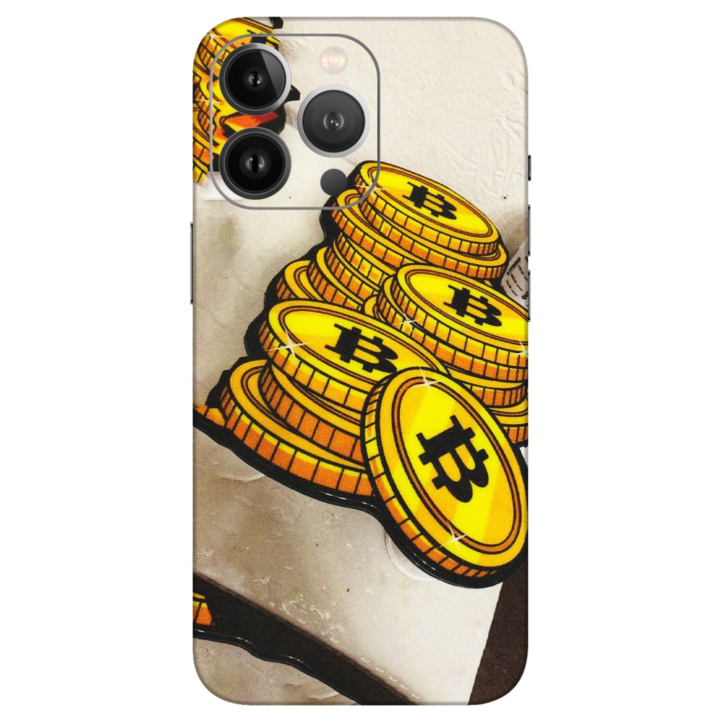 Apple iPhone Skins (All Models) - Billionaire Bitcoin Collection - Matte Finish (M-92) iPhone 13 Pro Max