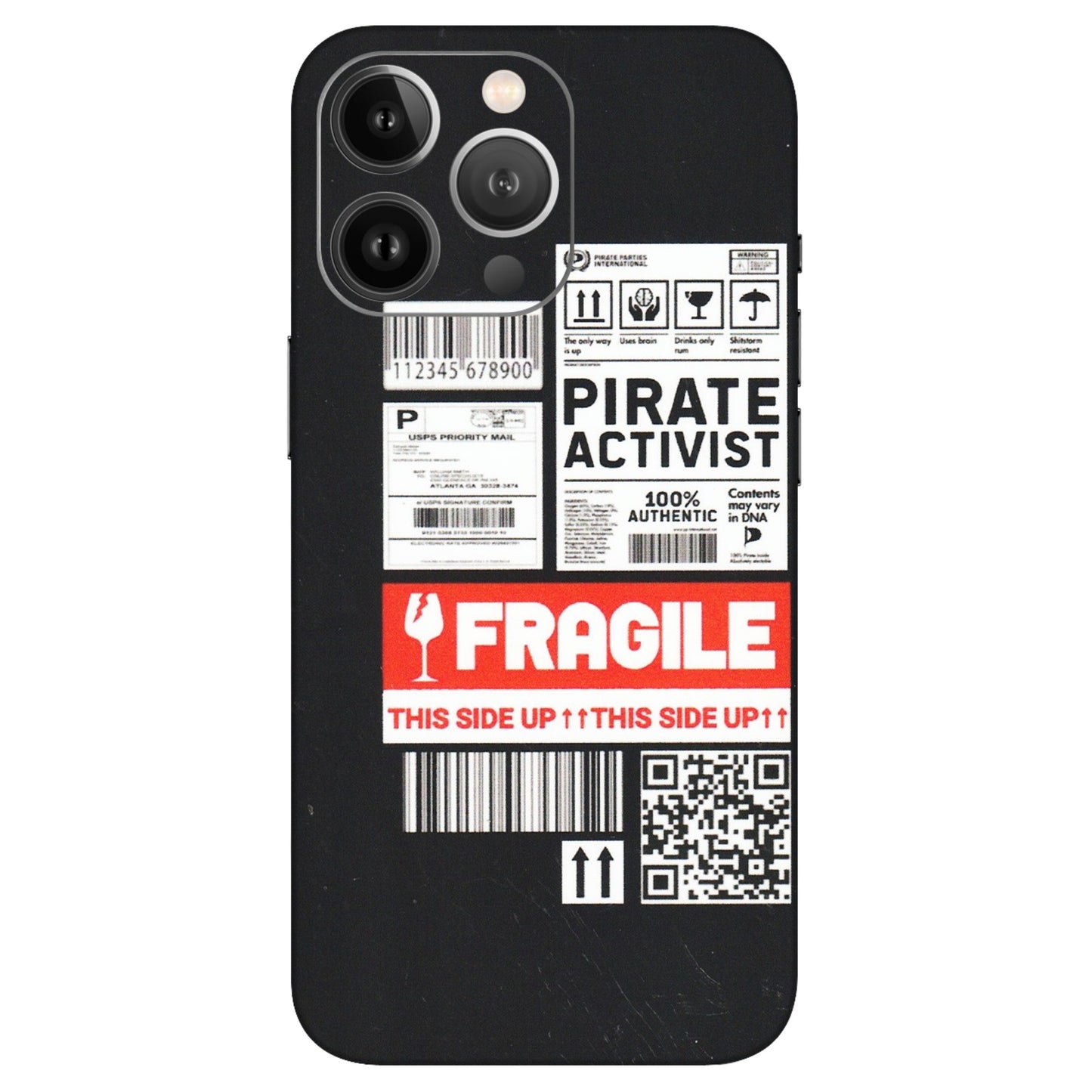 Apple iPhone Skins (All Models) - Handle With Care - Matte Finish (M-99) iPhone 13 Pro Max