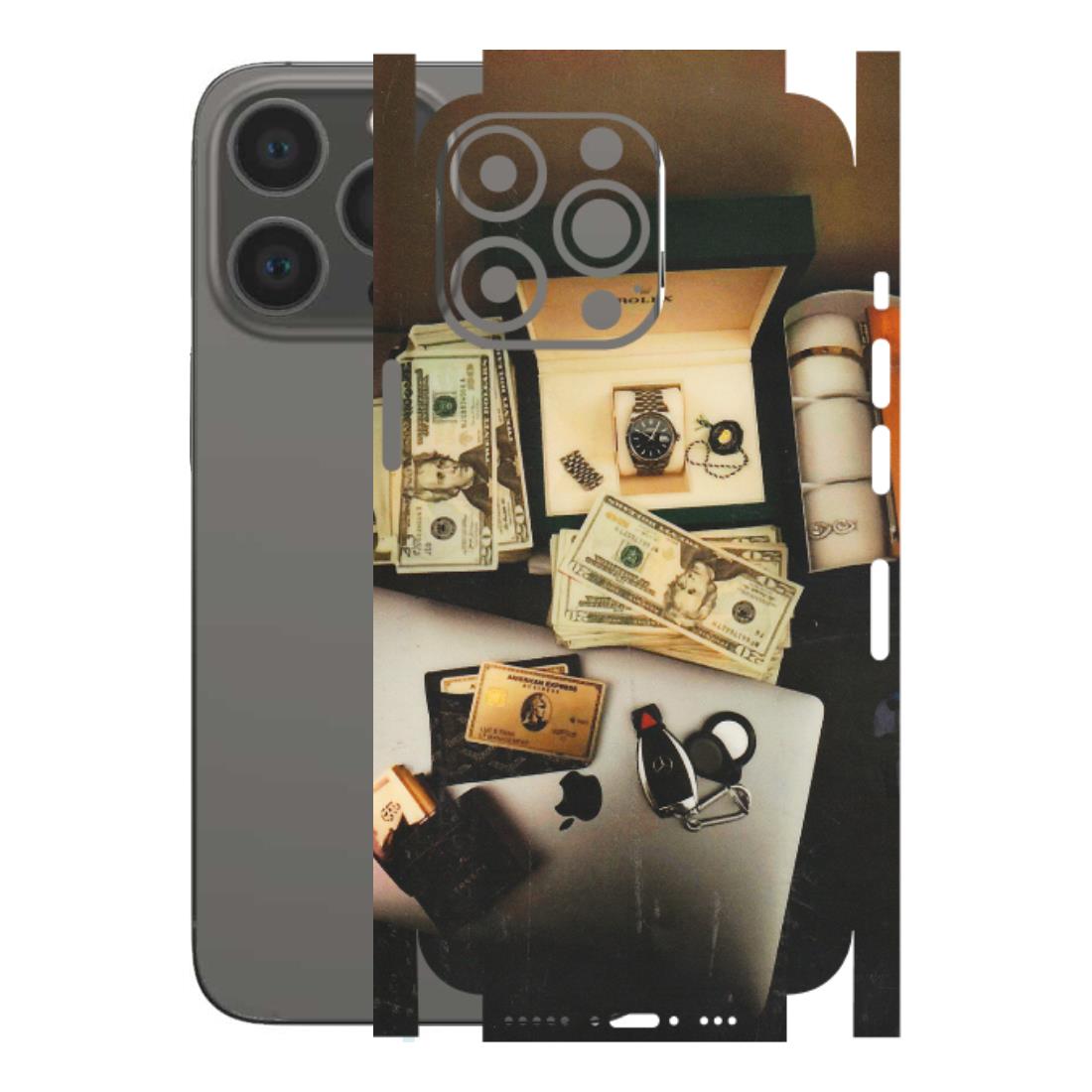 Apple iPhone Skins (All Models) - Luxury Lifestyle - Transparent Finish (T-11) iPhone 13 Pro