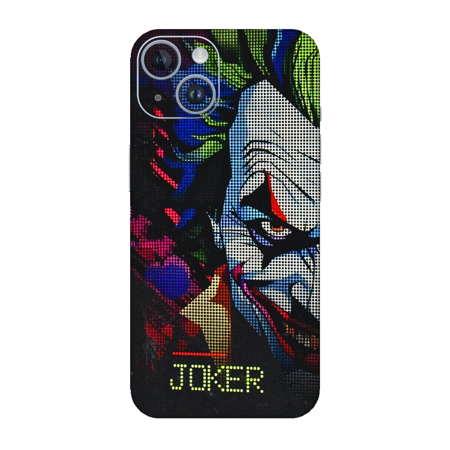 Apple iPhone Skins (All Models) - Joker Dot Matrix - 3D Embossed Finish (L-08) iPhone 14