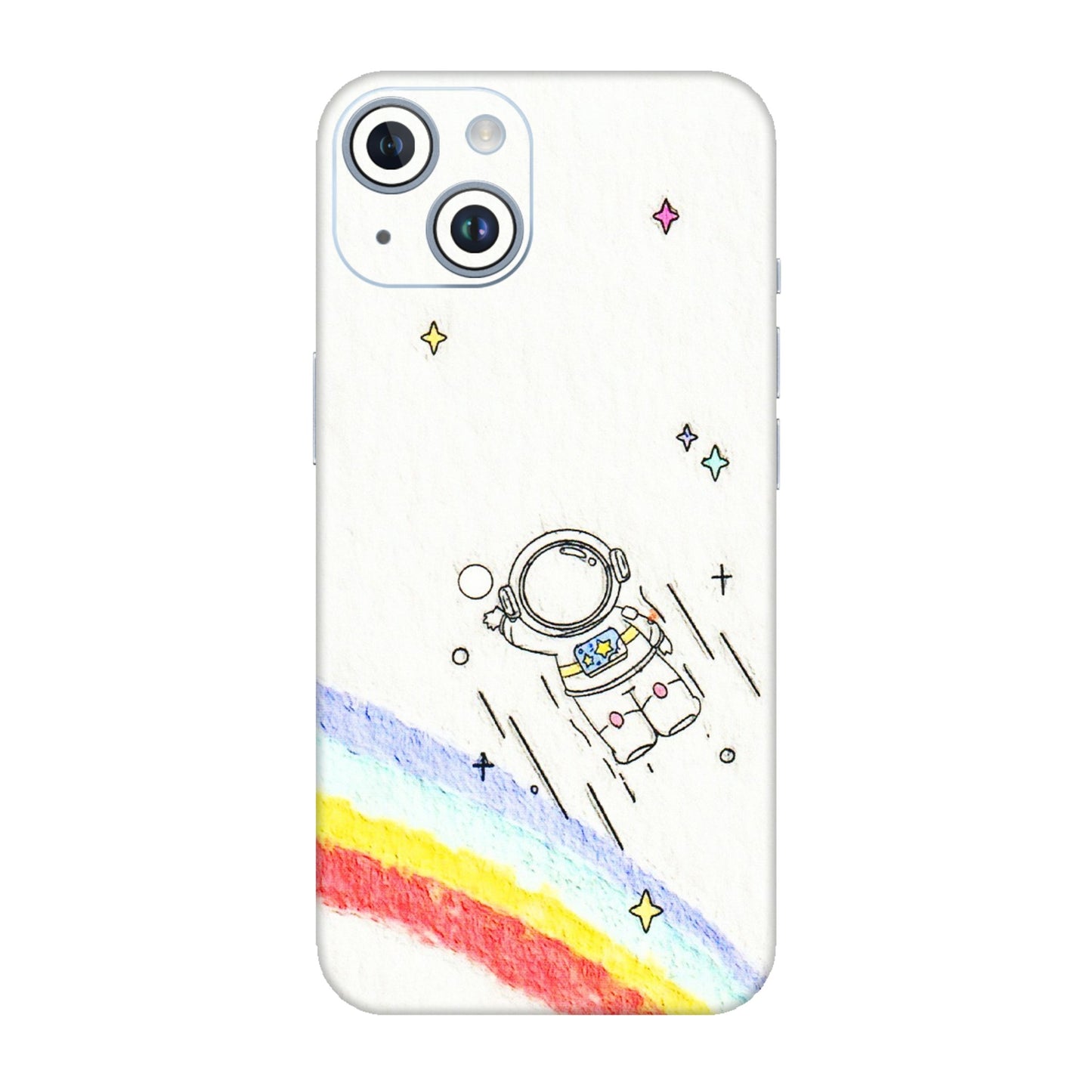Apple iPhone Skins (All Models) - Milkyway Astronaut - 3D Embossed Finish (L-110) iPhone 14
