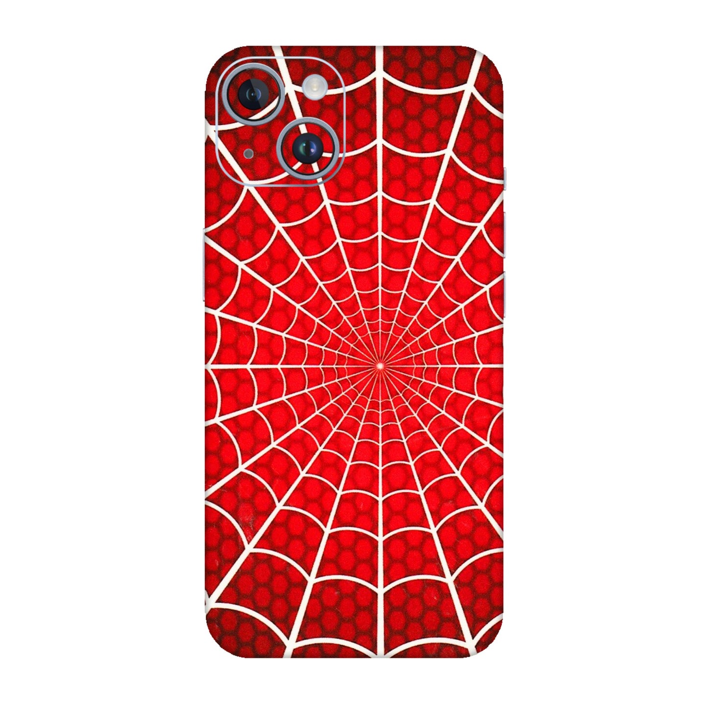 Apple iPhone Skins (All Models) - Classic Spidey Web - 3D Embossed Finish (L-115) iPhone 14