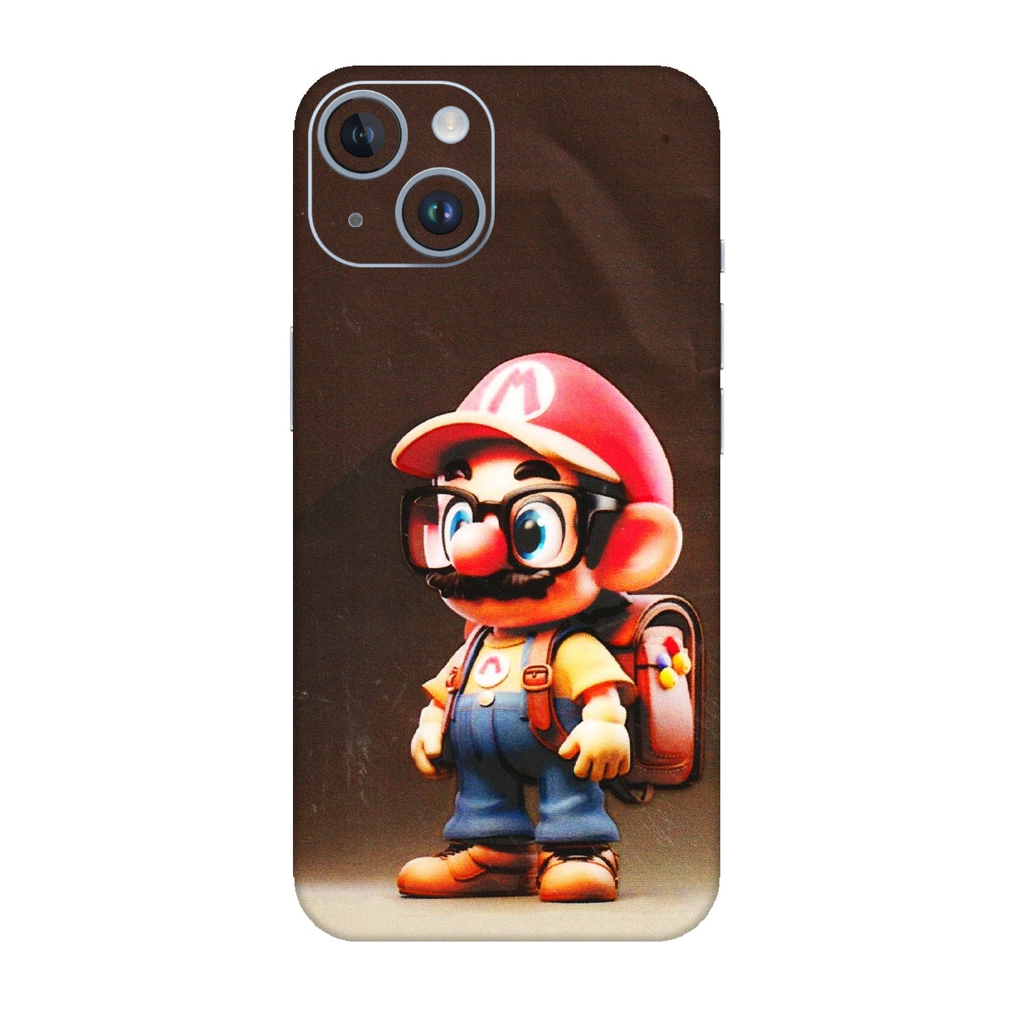 Apple iPhone Skins (All Models) - Little Mario - 3D Embossed Finish (L-119) iPhone 14