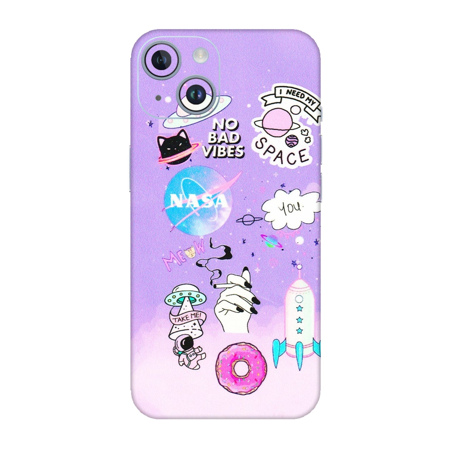 Apple iPhone Skins (All Models) - I Need My Nasa Skin - 3D Embossed Finish (L-149) iPhone 14