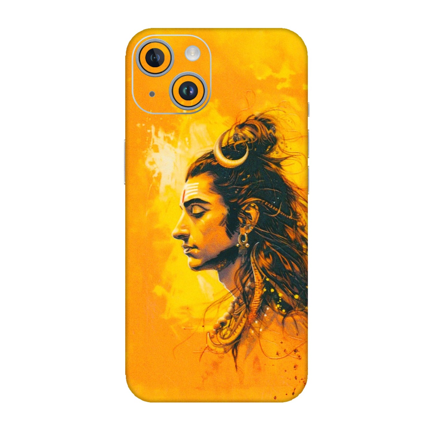 Apple iPhone Skins (All Models) - Shiv Shakti - 3D Embossed Finish (L-14) iPhone 14