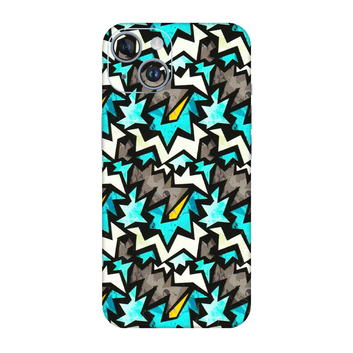 Apple iPhone Skins (All Models) - Funky Zig Zag - 3D Embossed Finish (L-223) iPhone 14