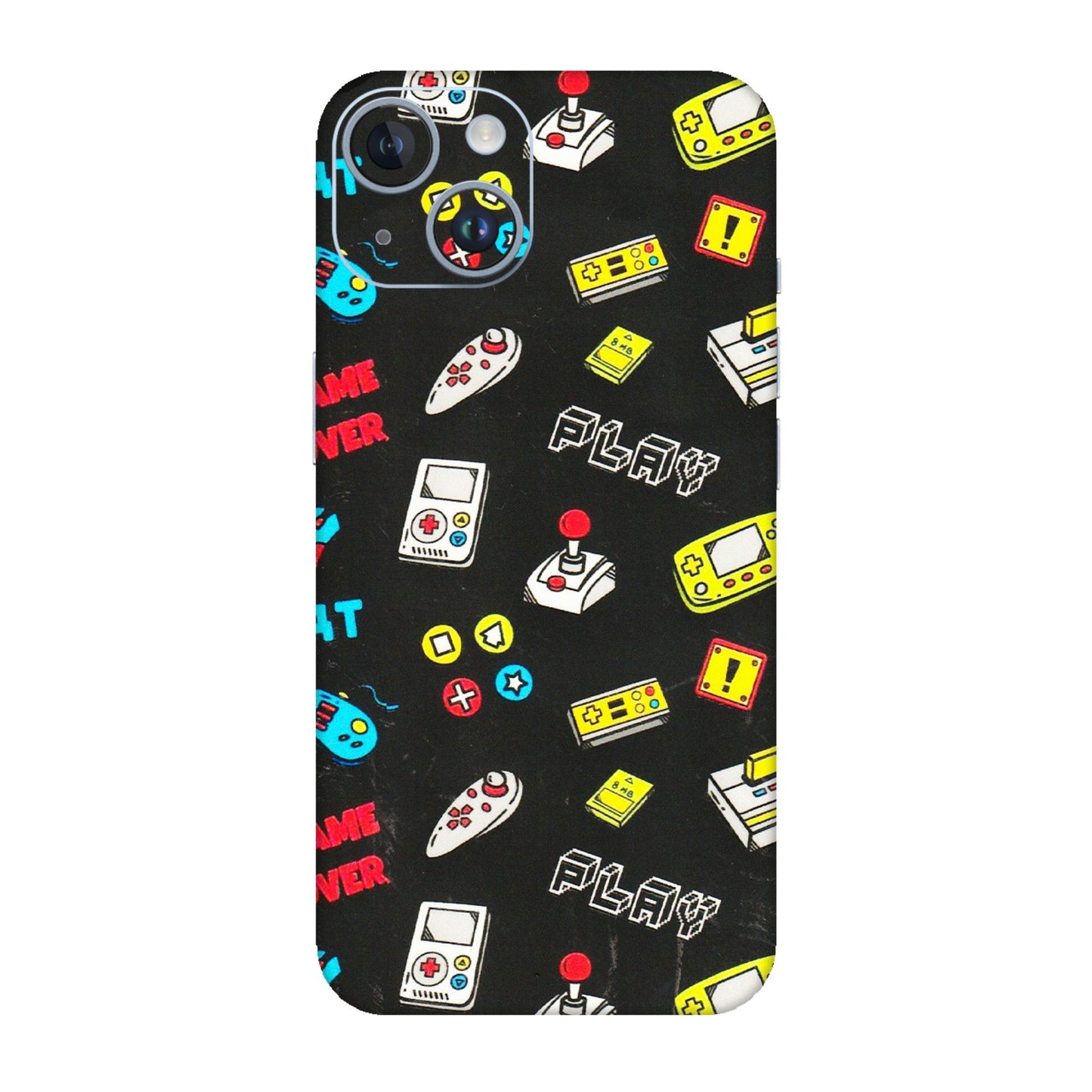Apple iPhone Skins (All Models) - Gaming Doodles - 3D Embossed Finish (L-224) iPhone 14