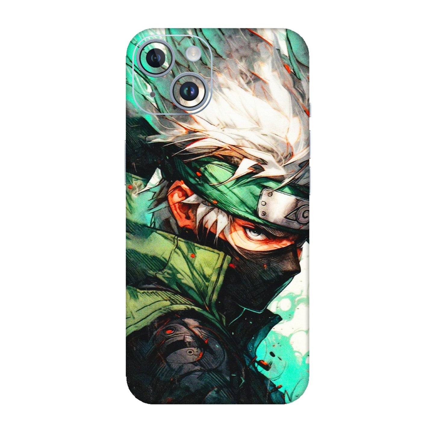 Apple iPhone Skins (All Models) - Kakashi Side Profile - 3D Embossed Finish (L-249) iPhone 14