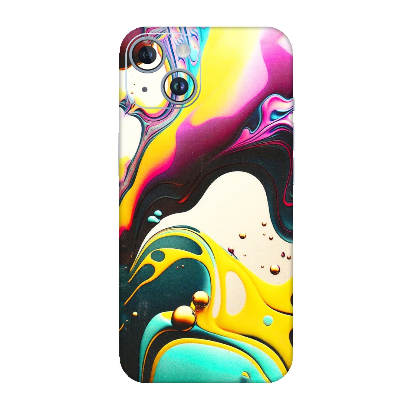 Apple iPhone Skins (All Models) - Multicolor Abstract pattern - 3D Embossed Finish (L-254) iPhone 14