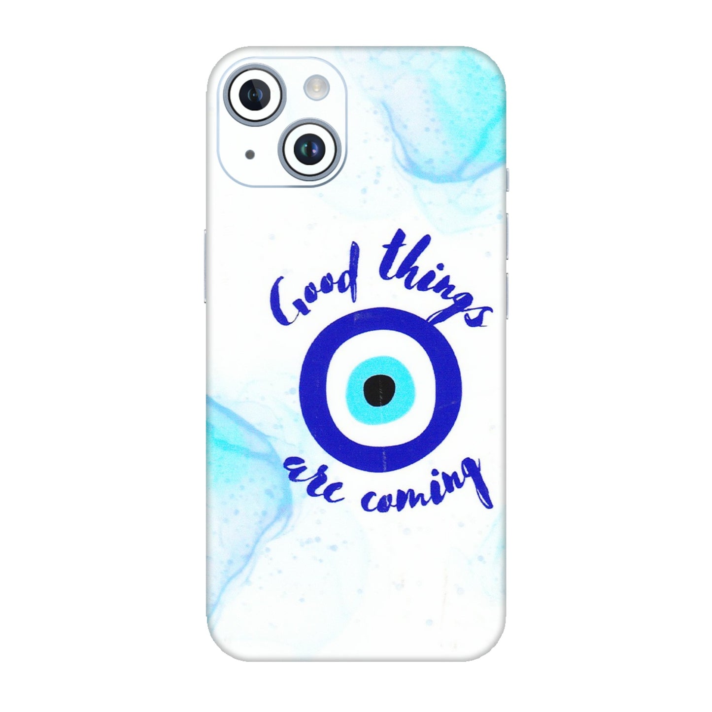 Apple iPhone Skins (All Models) - Evil Eye Good Things Are Coming - 3D Embossed Finish (L-322) iPhone 14
