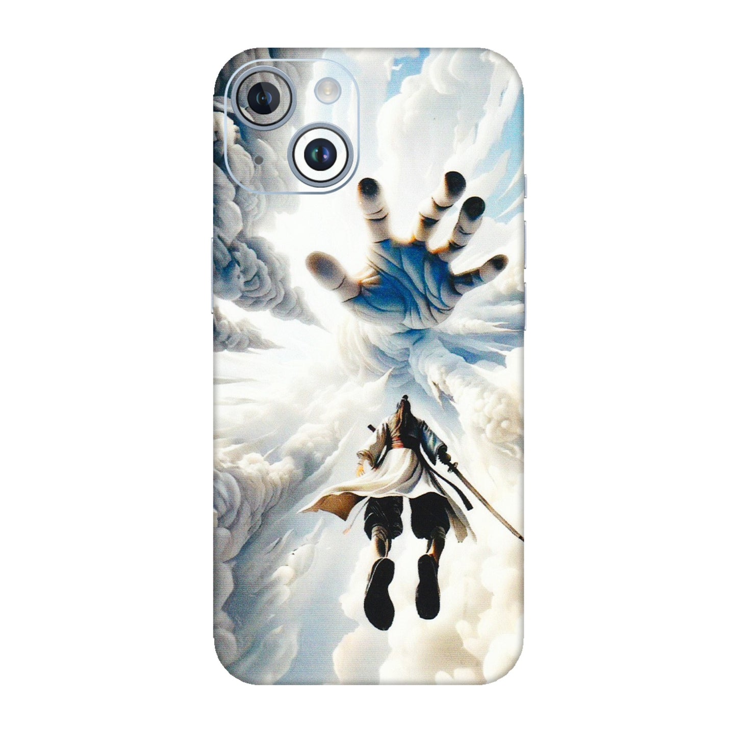 Apple iPhone Skins (All Models) - Big Hand With Monkey King - 3D Embossed Finish (L-323) iPhone 14