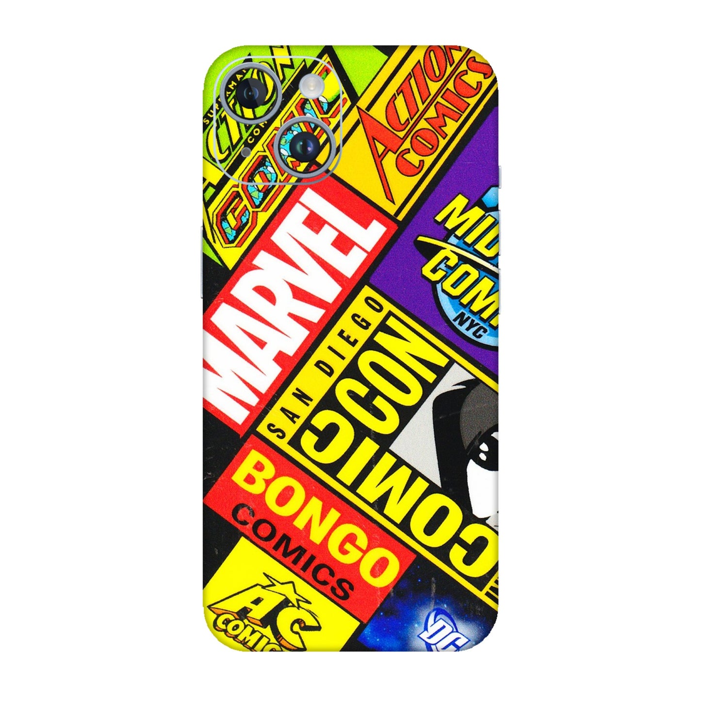 Apple iPhone Skins (All Models) - Bongo Comic Con - 3D Embossed Finish (L-325) iPhone 14