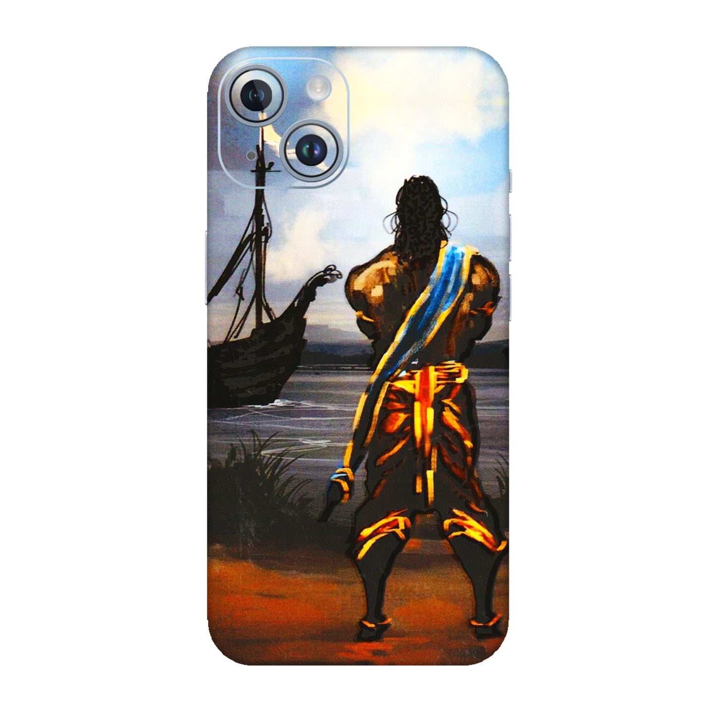 Apple iPhone Skins (All Models) - Heavenly God Figure - 3D Embossed Finish (L-34) iPhone 14