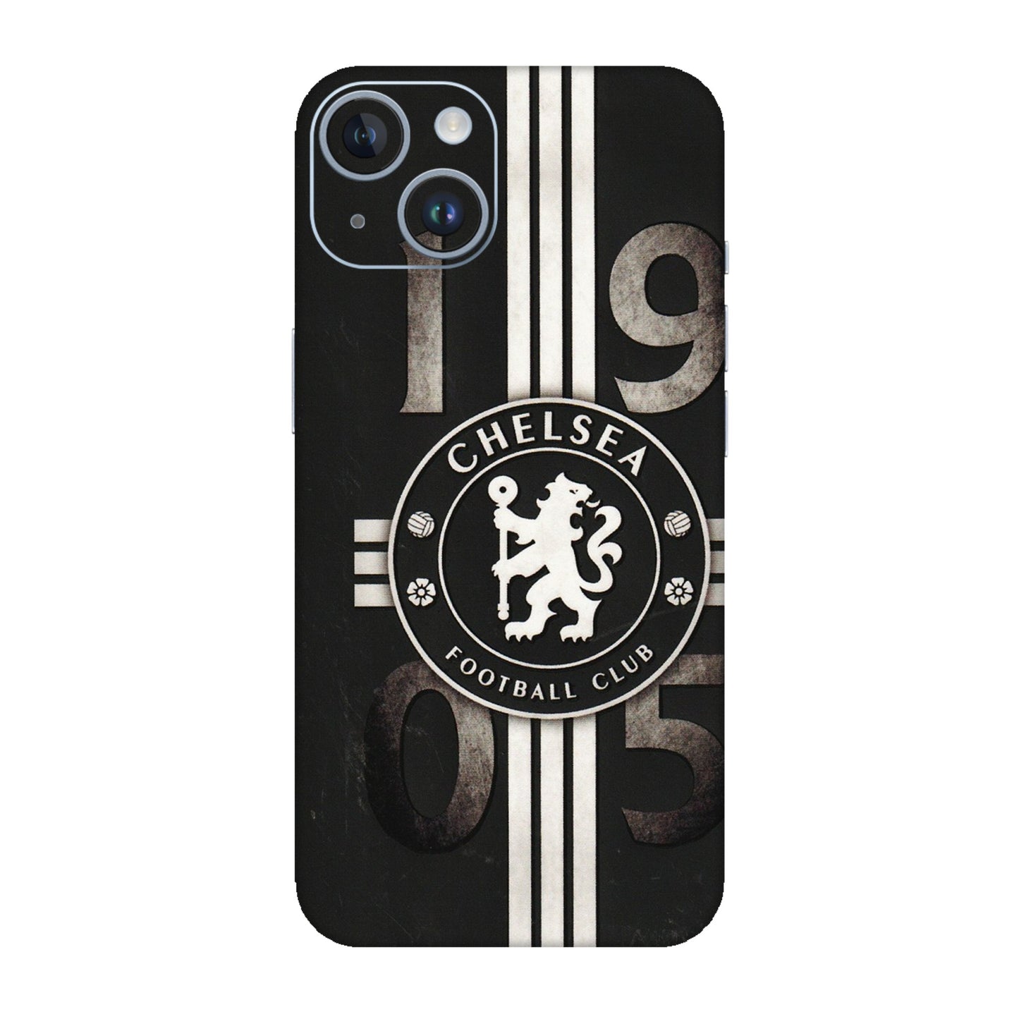 Apple iPhone Skins (All Models) - Chelsea Fan Club - 3D Embossed Finish (L-36) iPhone 14
