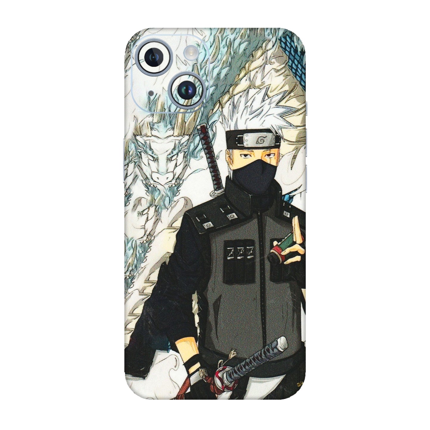 Apple iPhone Skins (All Models) - Kakashi Hatake Naruto Anime - 3D Embossed Finish (L-46) iPhone 14