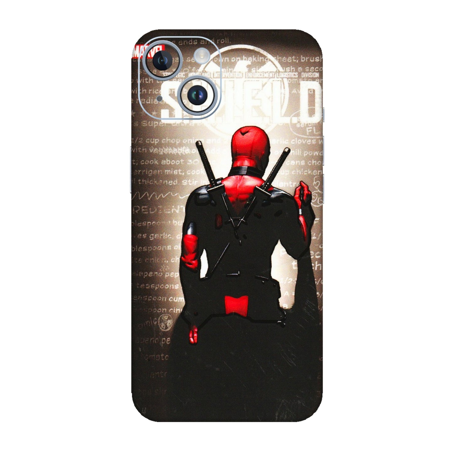 Apple iPhone Skins (All Models) - Deadpool - 3D Embossed Finish (L-56) iPhone 14