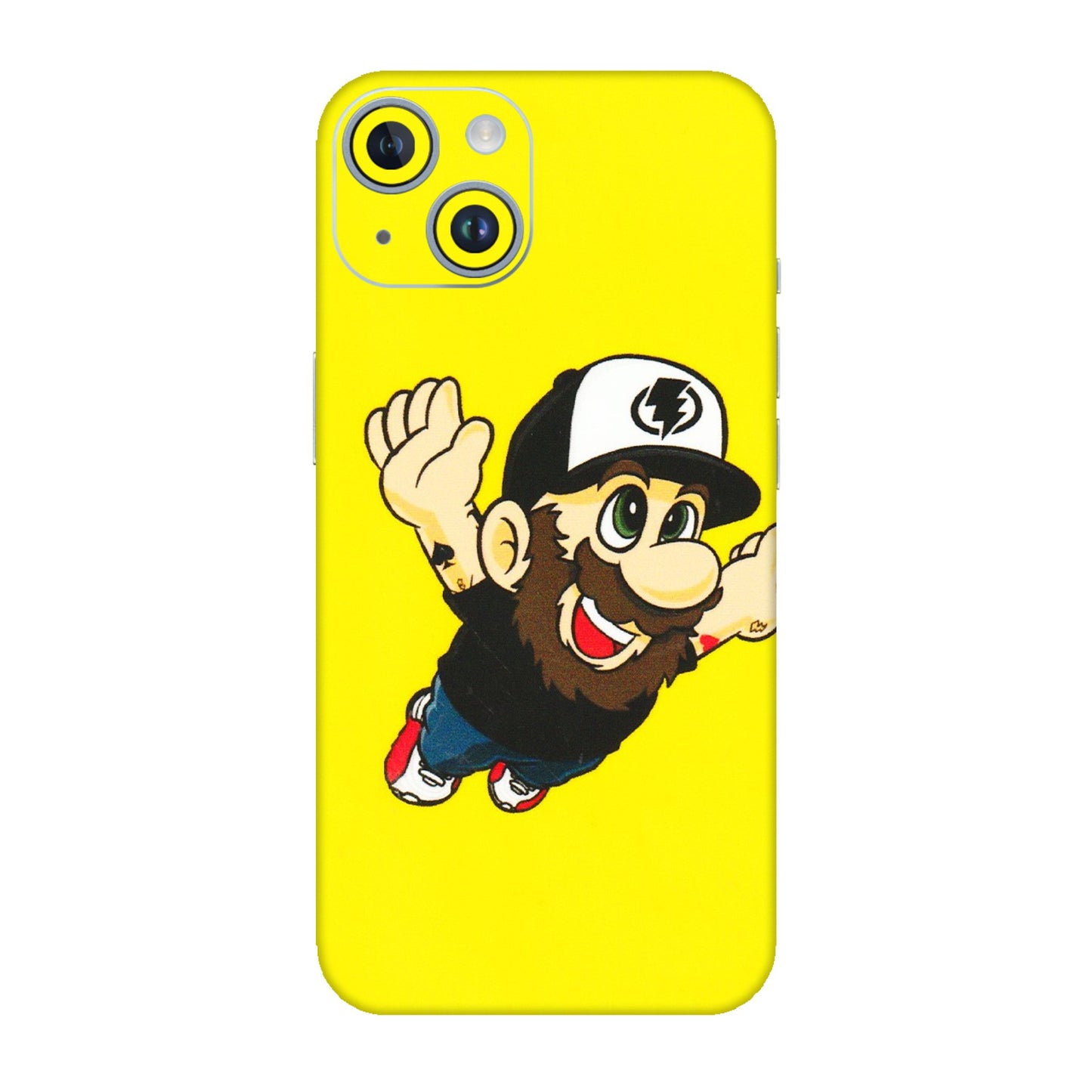 Apple iPhone Skins (All Models) - Flying Beardo - 3D Embossed Finish (L-60) iPhone 14