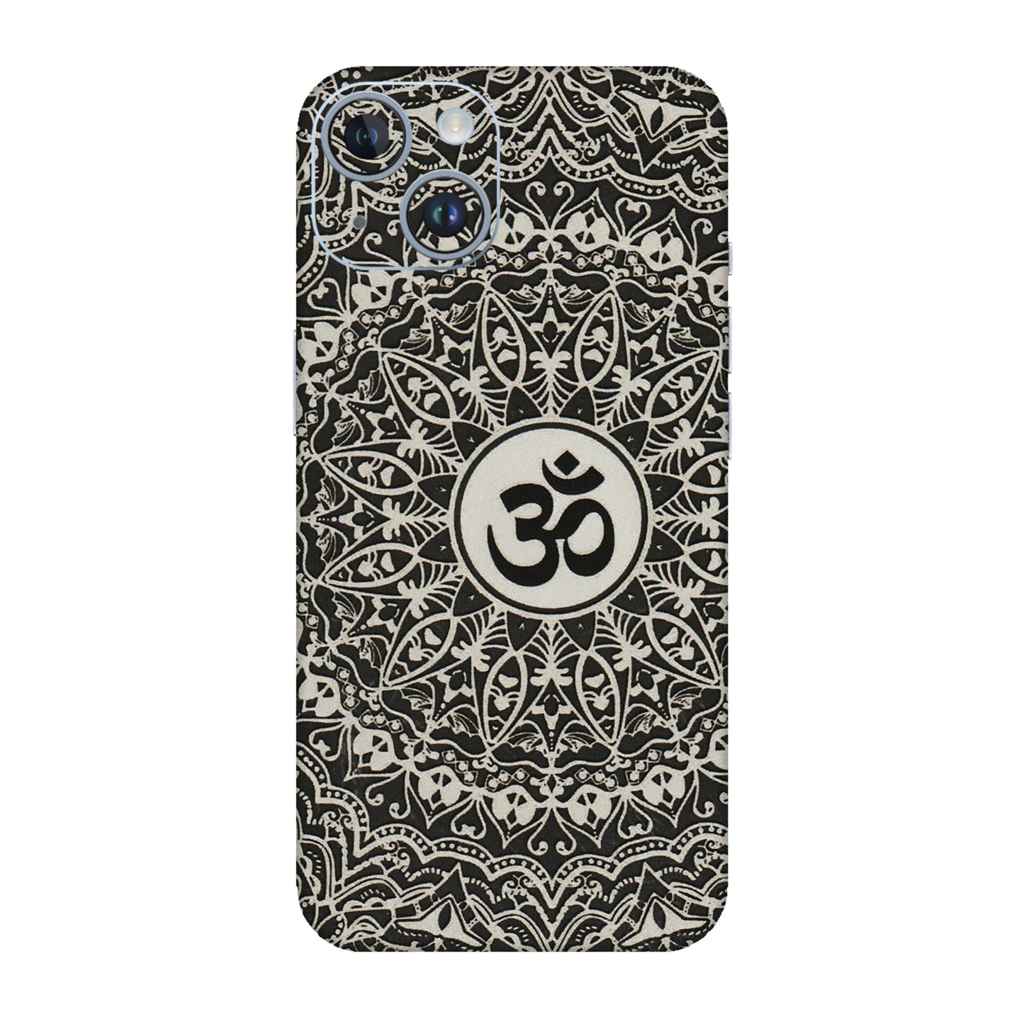 Apple iPhone Skins (All Models) - Aum Elegant Mandala - 3D Embossed Finish (L-62) iPhone 14