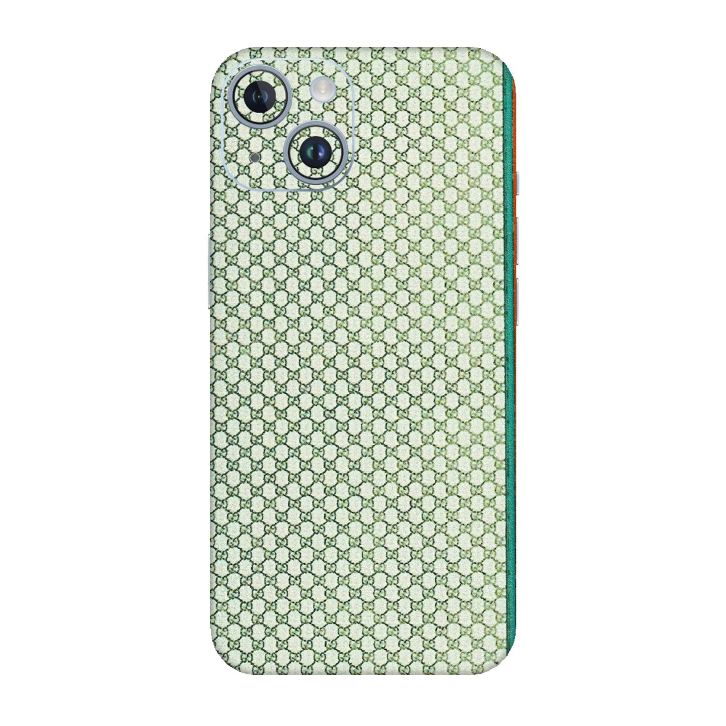 Apple iPhone Skins (All Models) - Gucci Fabric Pattern - 3D Embossed Finish (L-73) iPhone 14