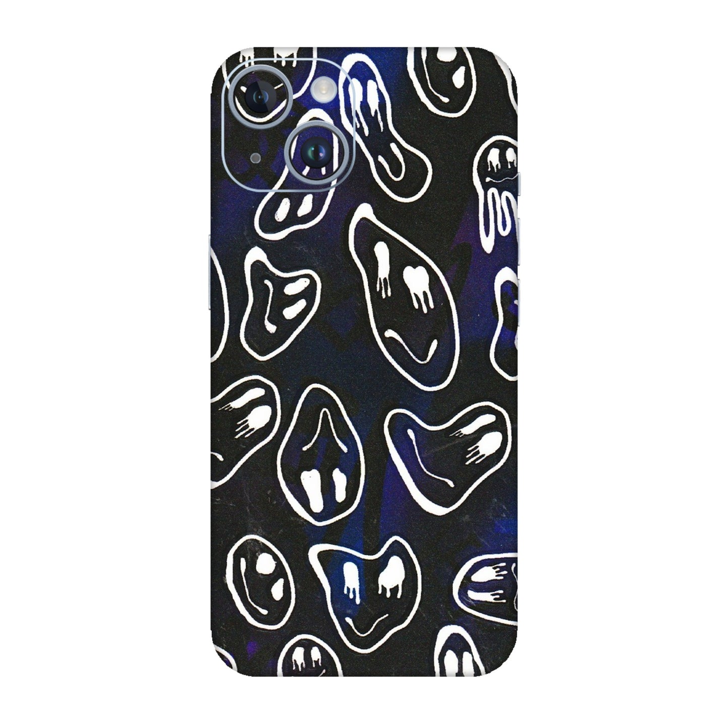 Apple iPhone Skins (All Models) - Distorted Smileys - 3D Embossed Finish (L-92) iPhone 14