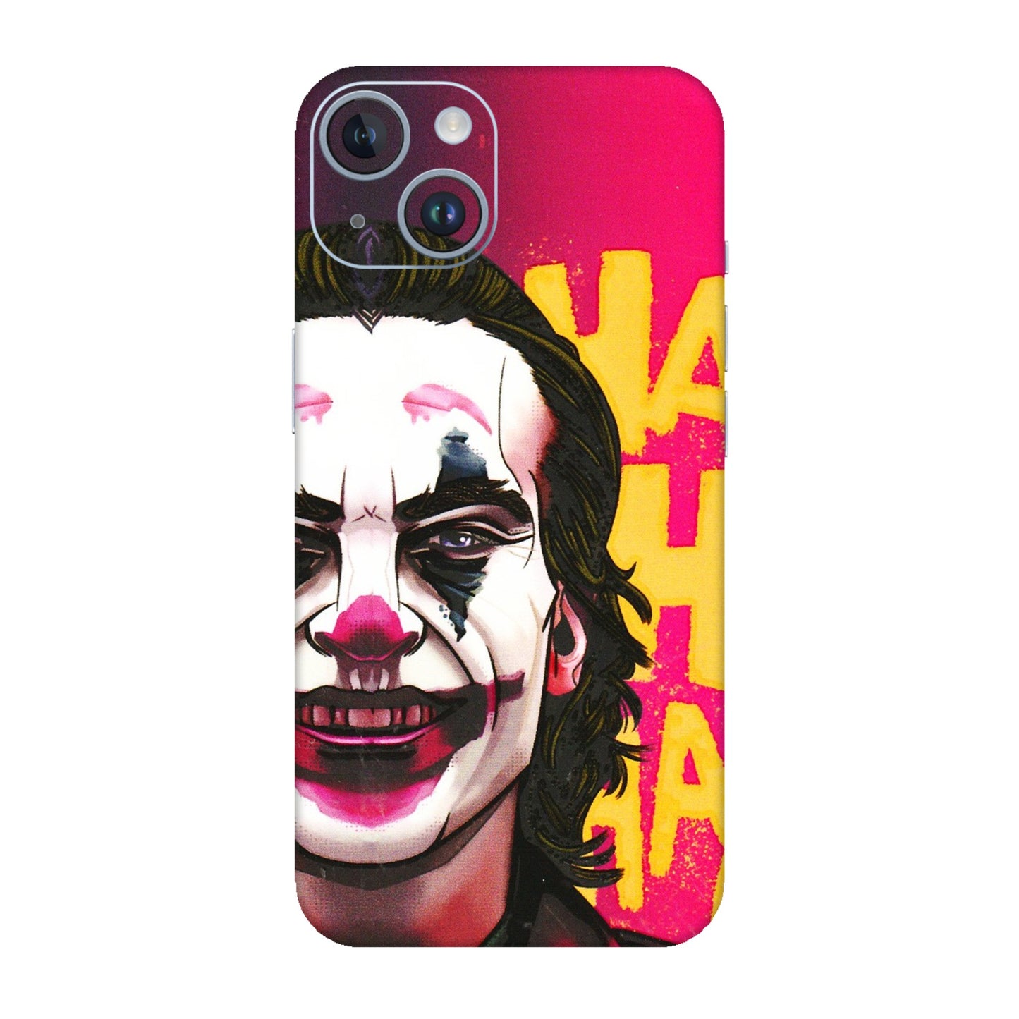 Apple iPhone Skins (All Models) - Joker Evil Laugh - 3D Embossed Finish (L-97) iPhone 14