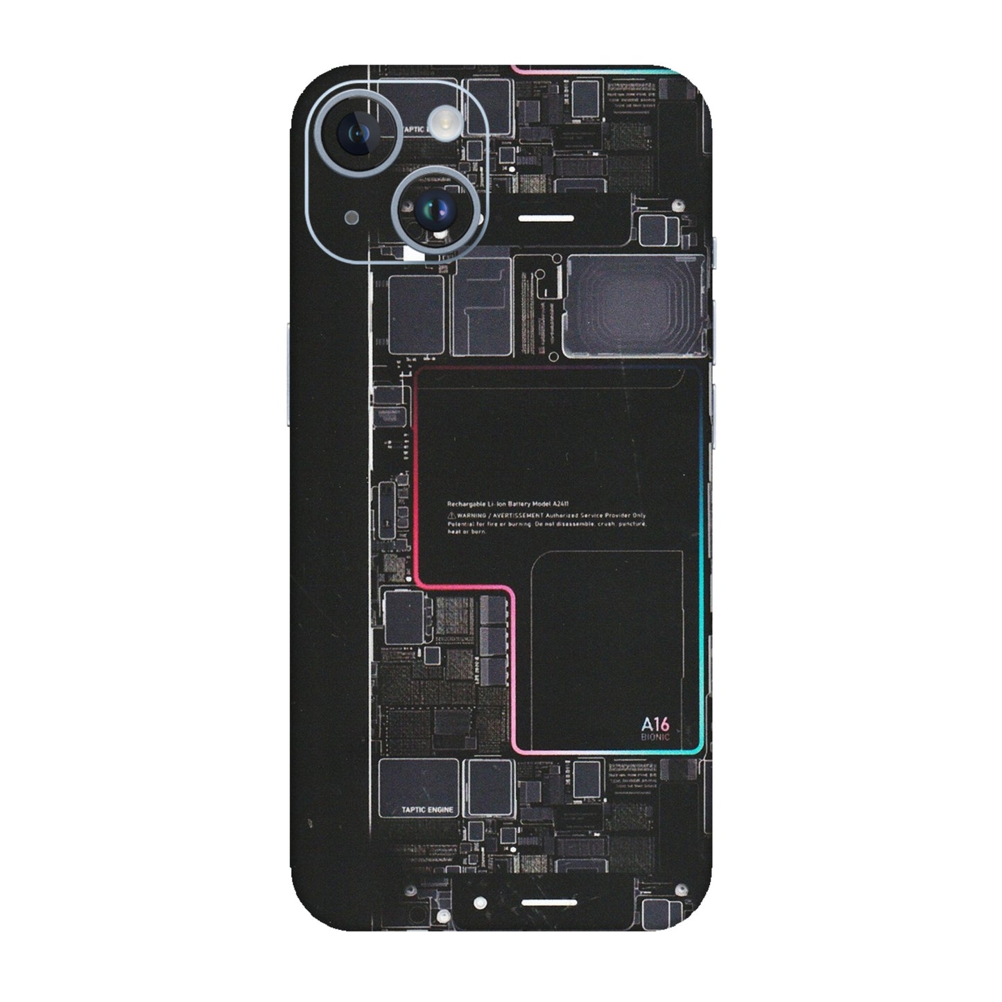 Apple iPhone Skins (All Models) - Motherboard Circuit Layout - Matte Finish (M-117) iPhone 14
