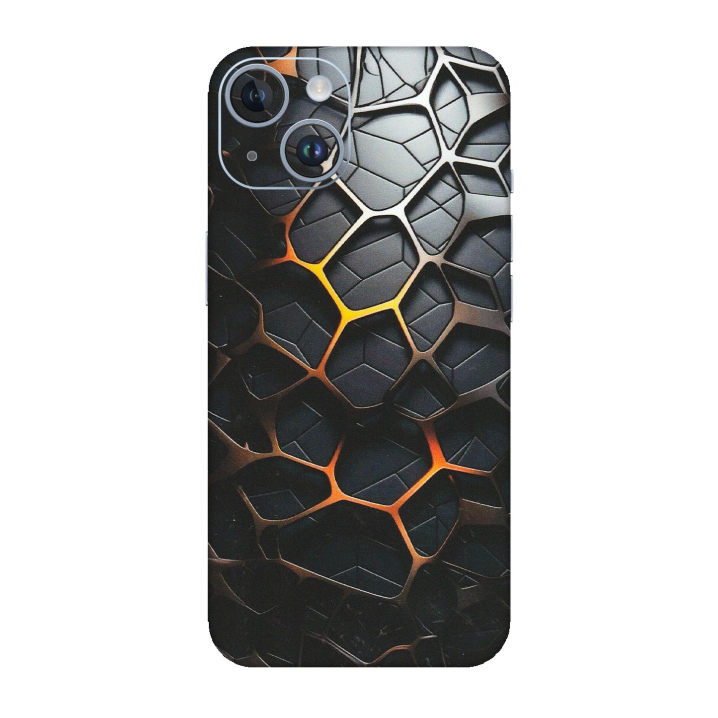 Apple iPhone Skins (All Models) - New Abstract Graphite Tiles - Matte Finish (M-130) iPhone 14