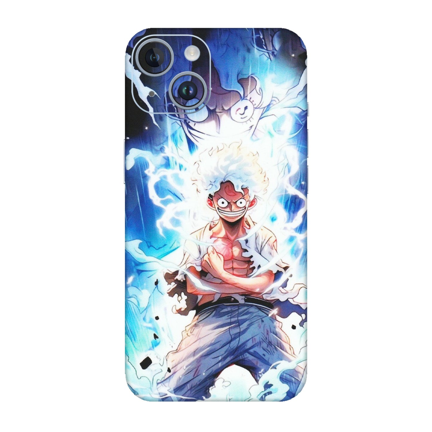 Apple iPhone Skins (All Models) - Blue Thunder Luffy Anime - Matte Finish (M-132) iPhone 14