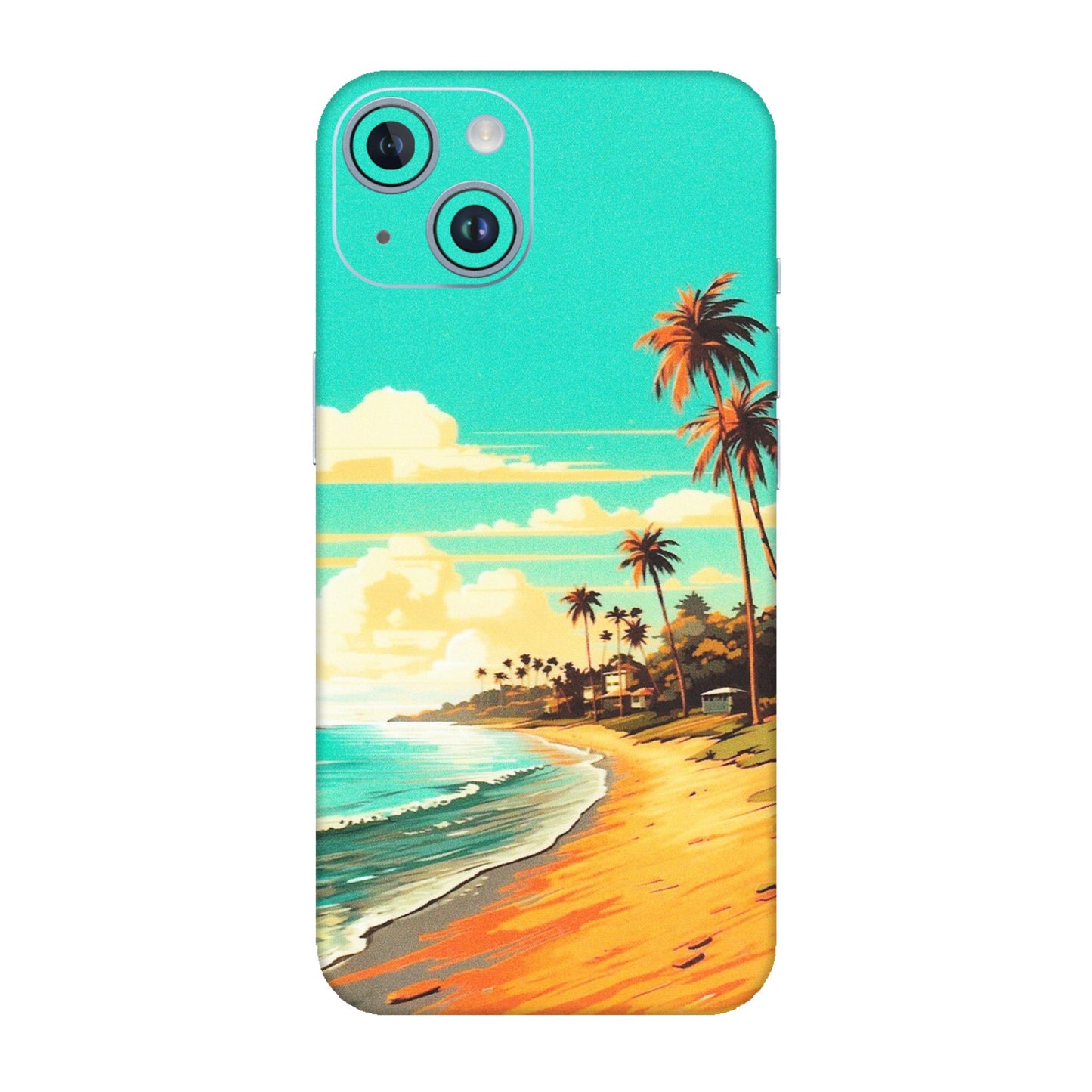 Apple iPhone Skins (All Models) - Miami Beach - Matte Finish (M-136) iPhone 14