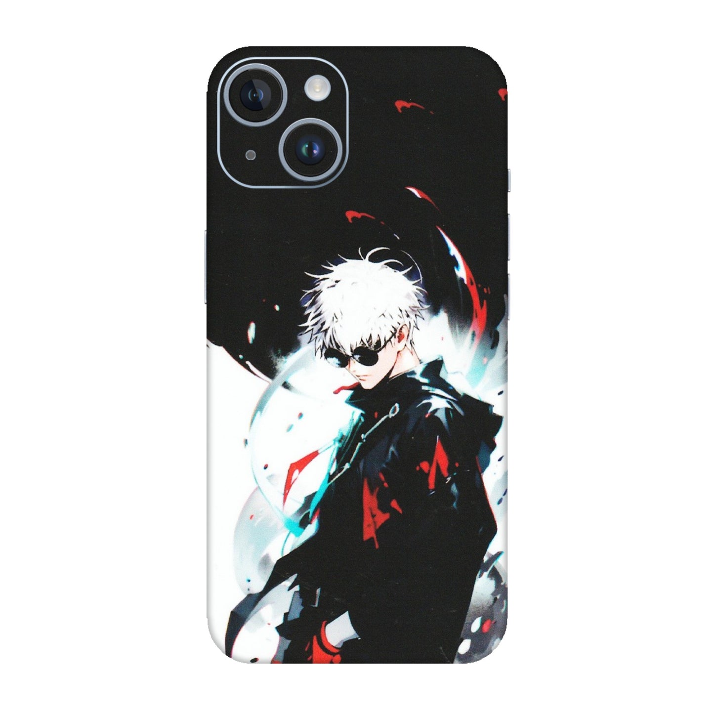 Apple iPhone Skins (All Models) - Gojo Powerful Charater Kaisen Anime - Matte Finish (M-144) iPhone 14