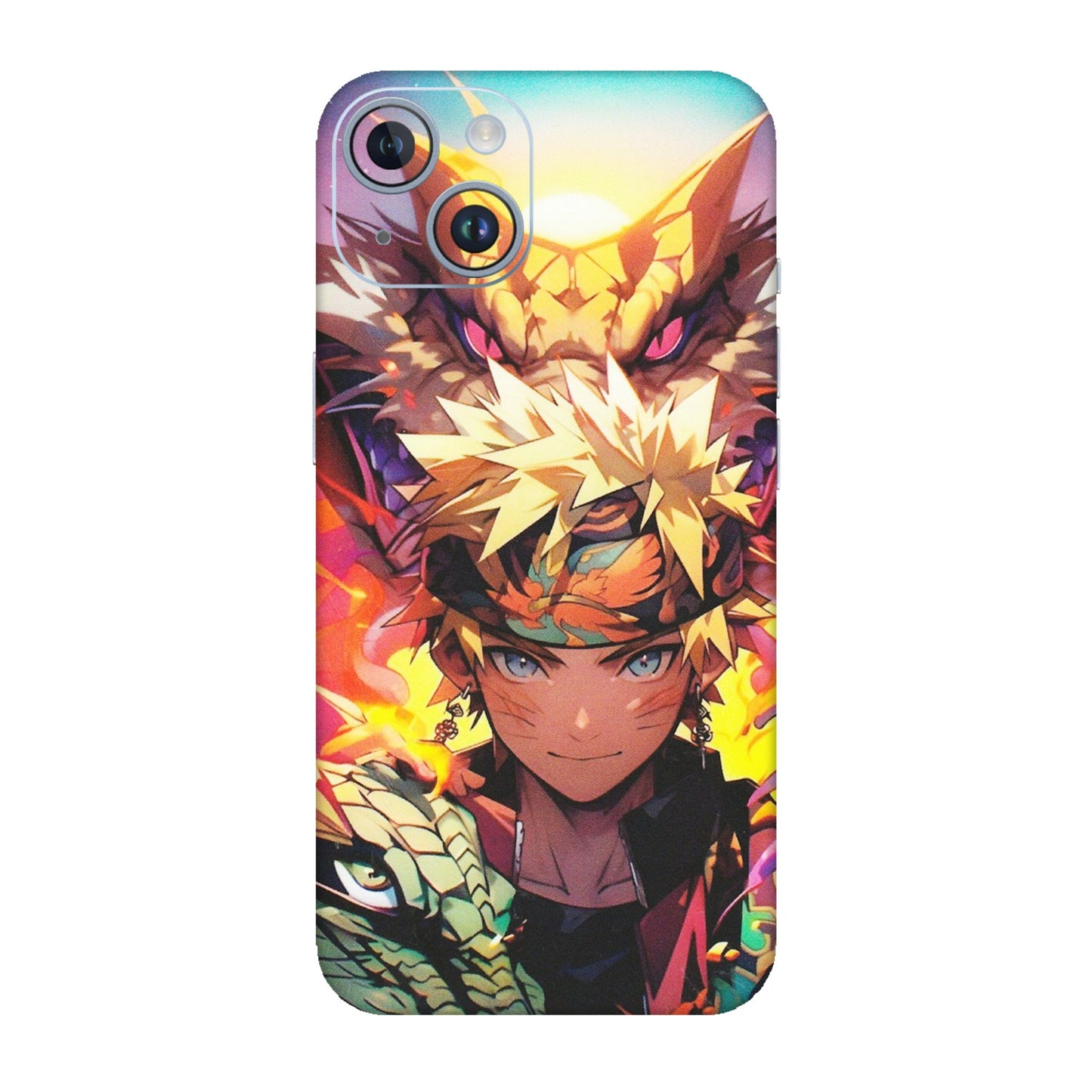 Apple iPhone Skins (All Models) - Angry Naruto Anime - Matte Finish (M-148) iPhone 14