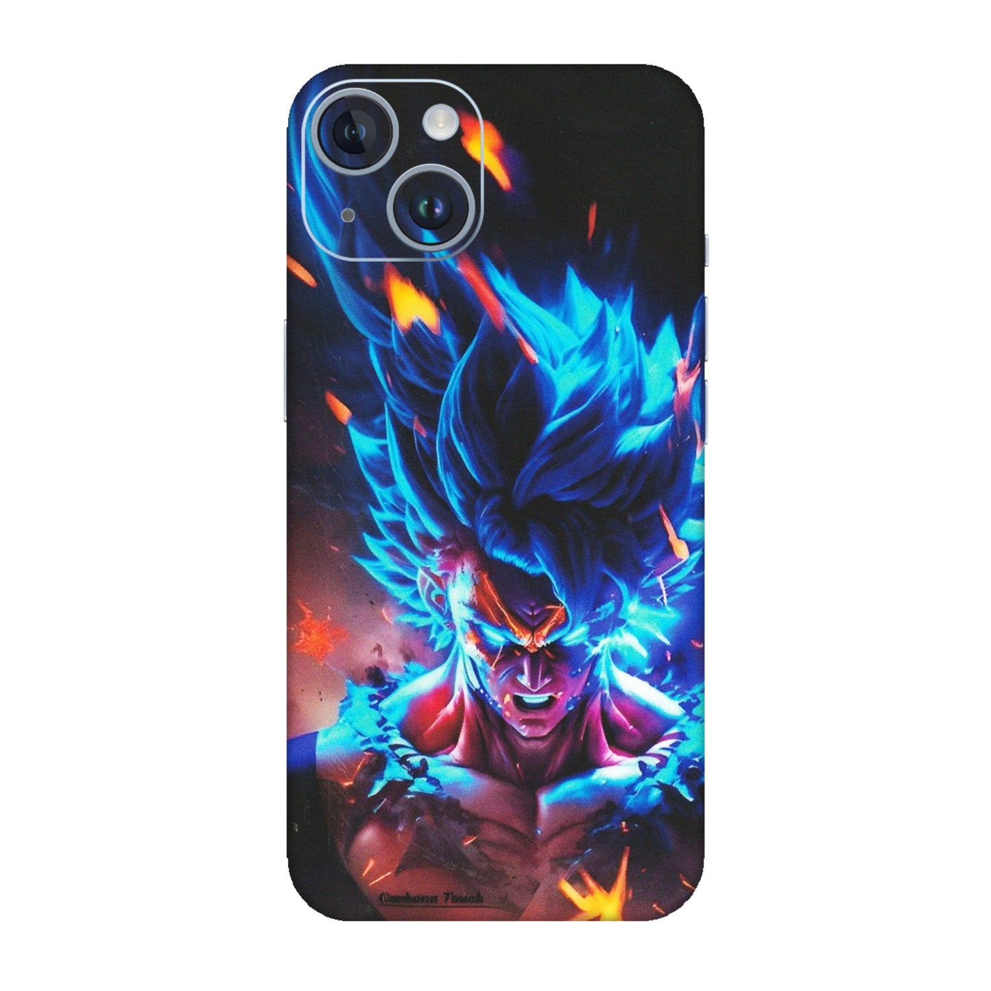 Apple iPhone Skins (All Models) - Angry Goku Dragon Ball Anime - Matte Finish (M-150) iPhone 14