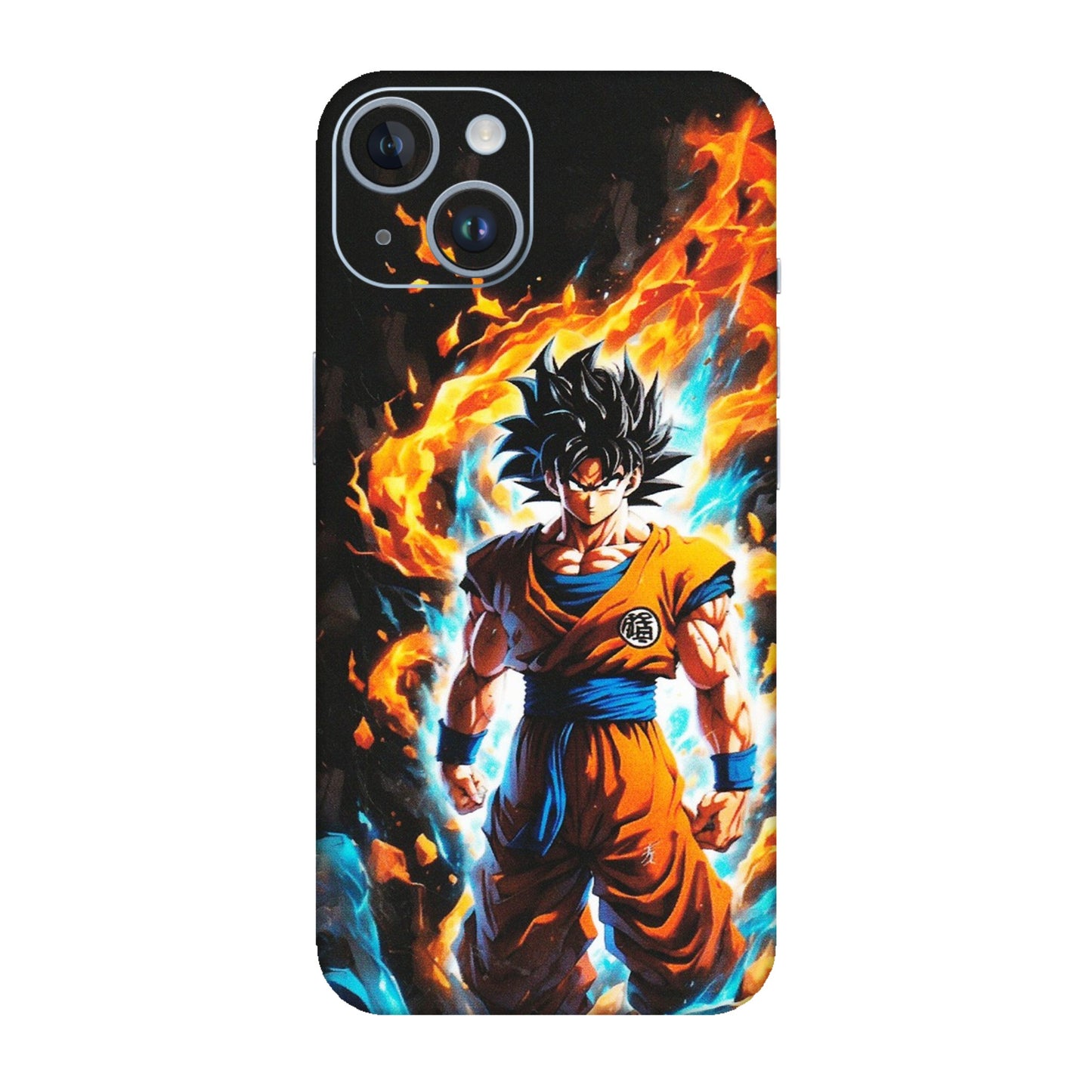 Apple iPhone Skins (All Models) - Goku Transformation Anime - Matte Finish (M-159) iPhone 14