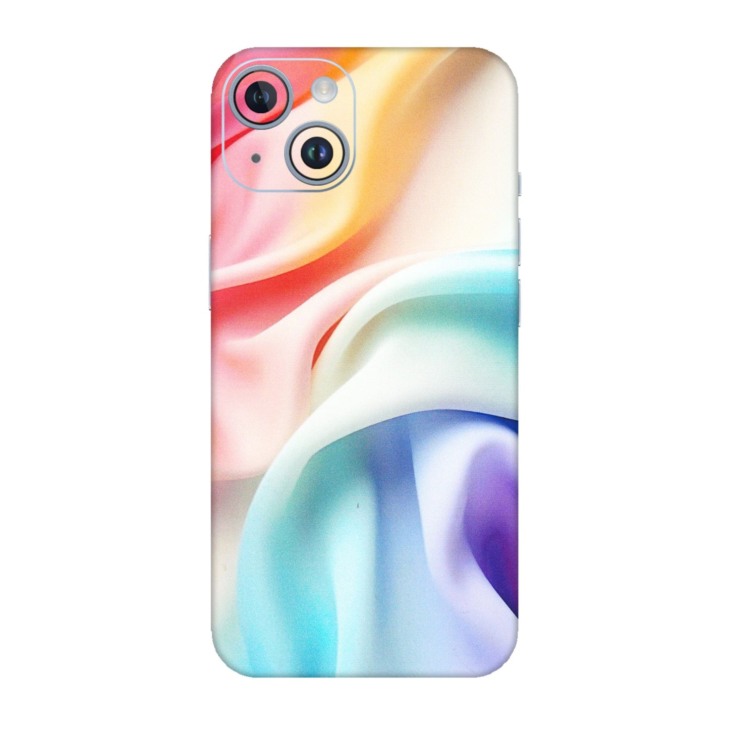 Apple iPhone Skins (All Models) - Colourful Silk Cloth - Matte Finish (M-165) iPhone 14