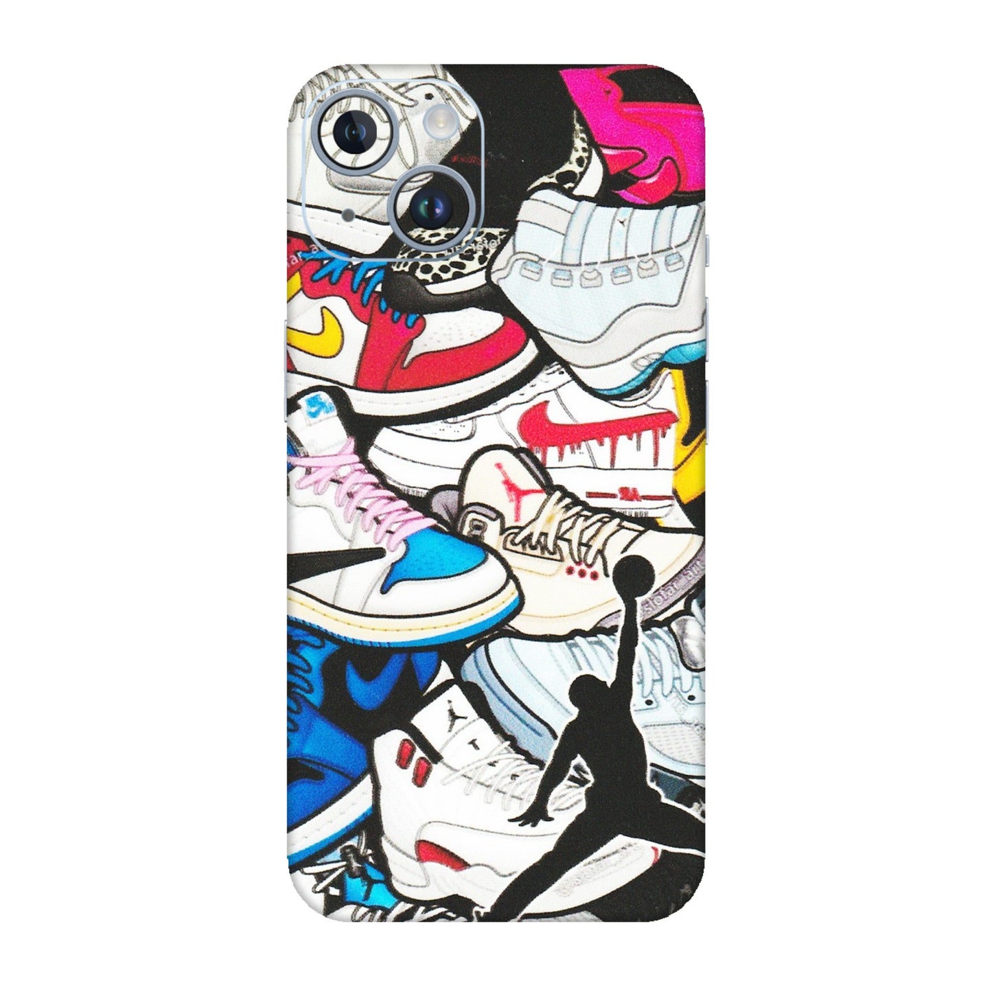 Apple iPhone Skins (All Models) - Jordan Sneakers Fan - Matte Finish (M-80) iPhone 14
