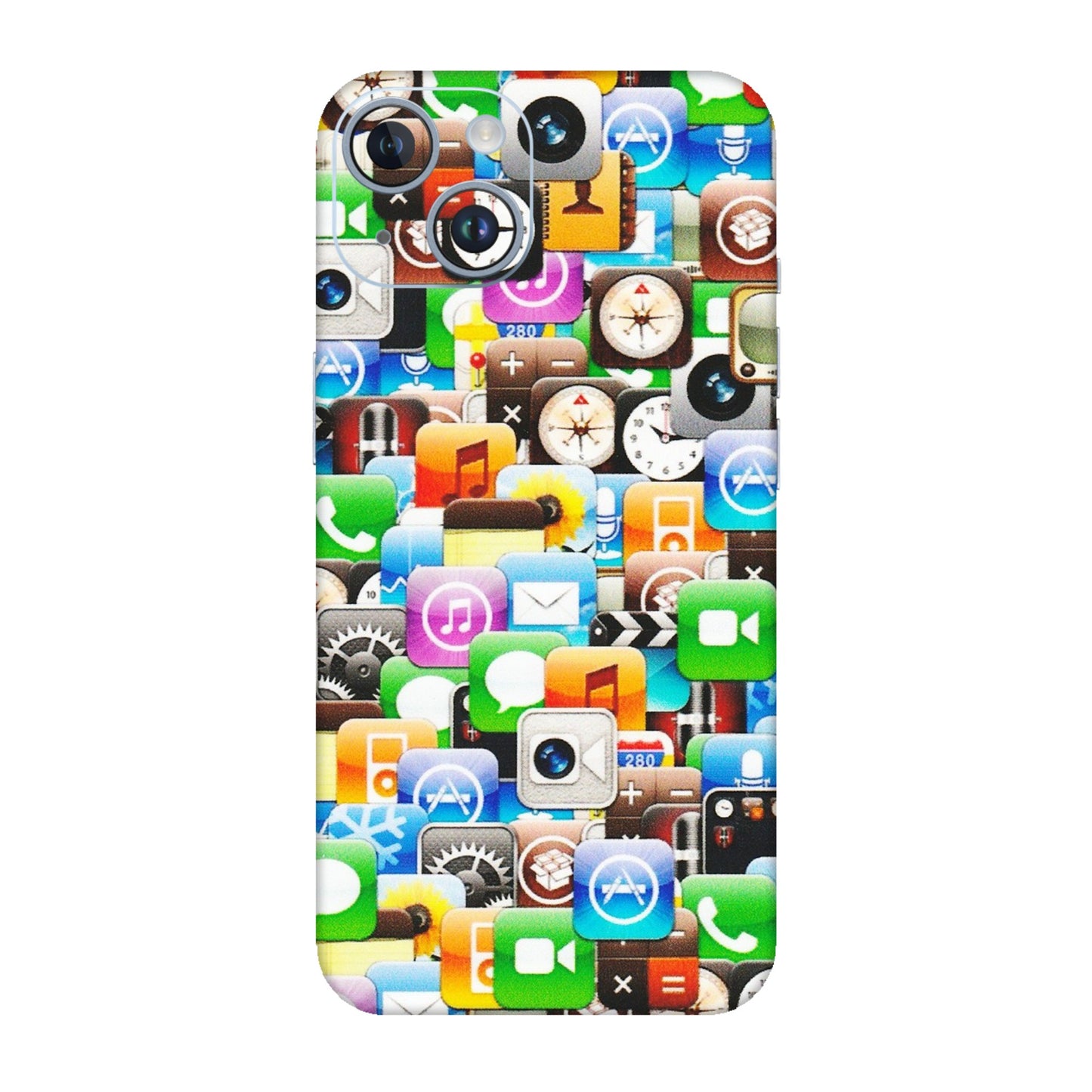 Apple iPhone Skins (All Models) - All Apple Icons - Matte Finish (M-93) iPhone 14