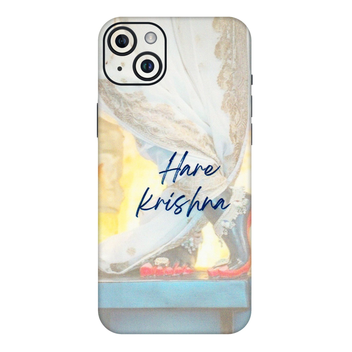 Apple iPhone Skins (All Models) - Hare Krishna - 3D Embossed Finish (L-03) iPhone 14 Plus