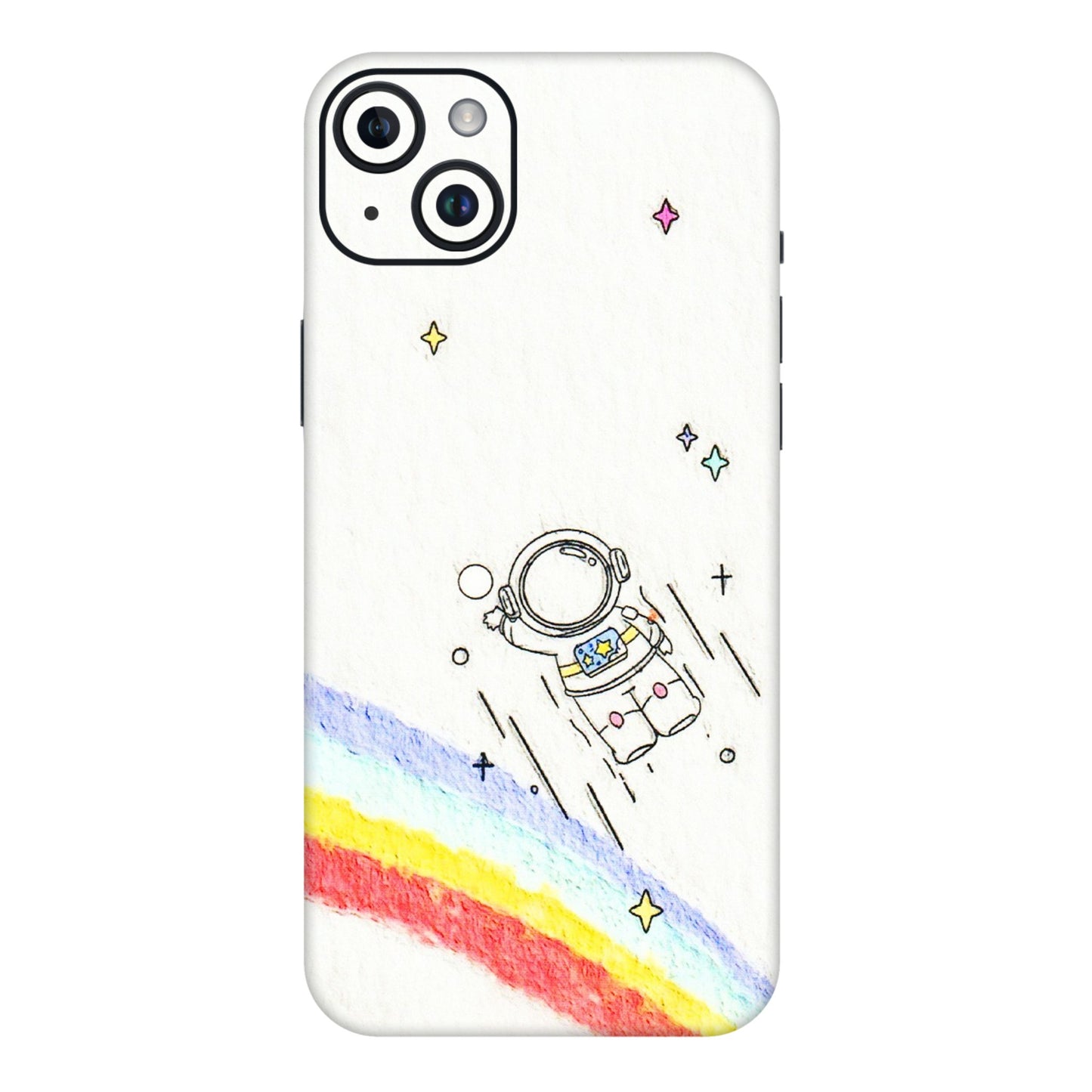 Apple iPhone Skins (All Models) - Milkyway Astronaut - 3D Embossed Finish (L-110) iPhone 14 Plus